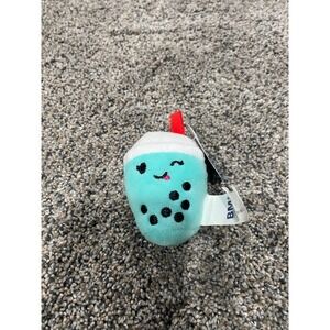 BMI Merchandise Mini Plush Pals Boba Tea Teal Blue Small Stuffed Animal Toy NWT